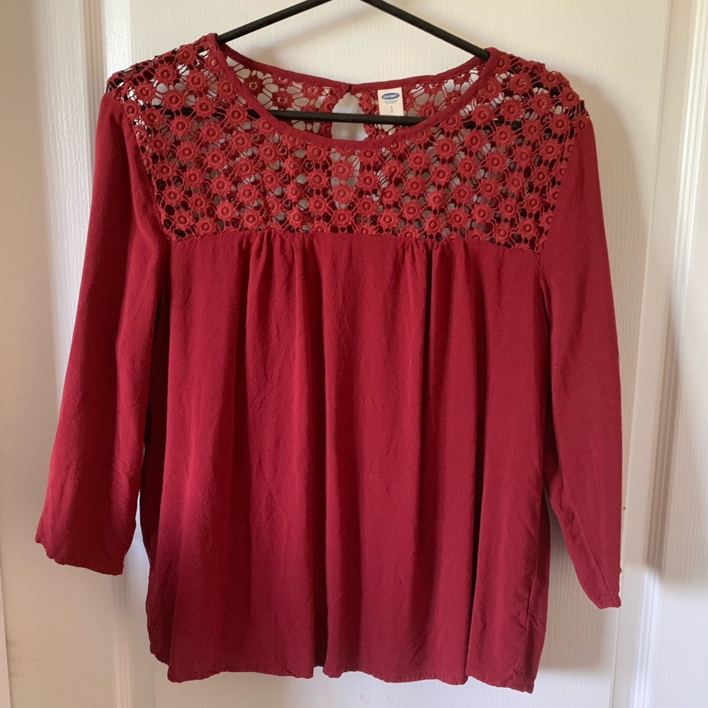 Maroon blouse